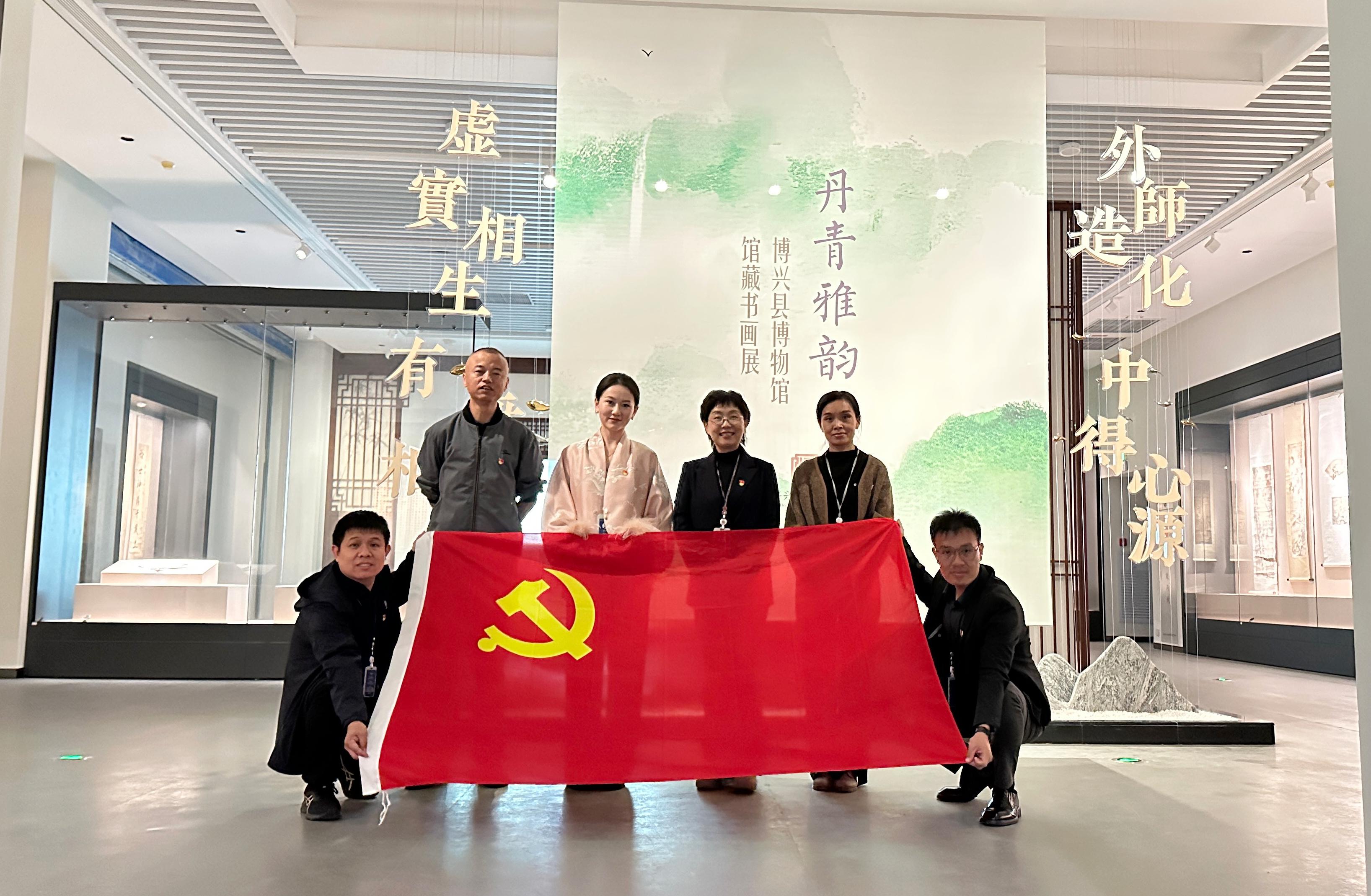 品书画精品 促自身发展｜京博文化艺术博物馆团队走进博兴县博物馆